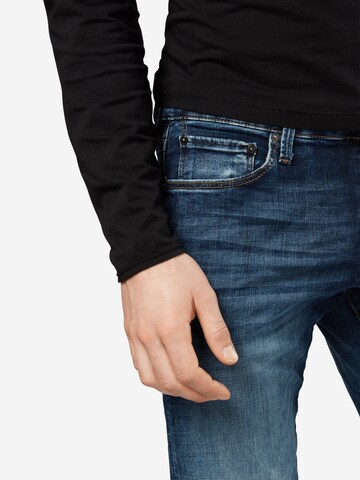 Coupe slim Jean 'Glenn' JACK & JONES en bleu