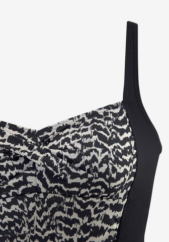 LASCANA Balconette Swimsuit in Black