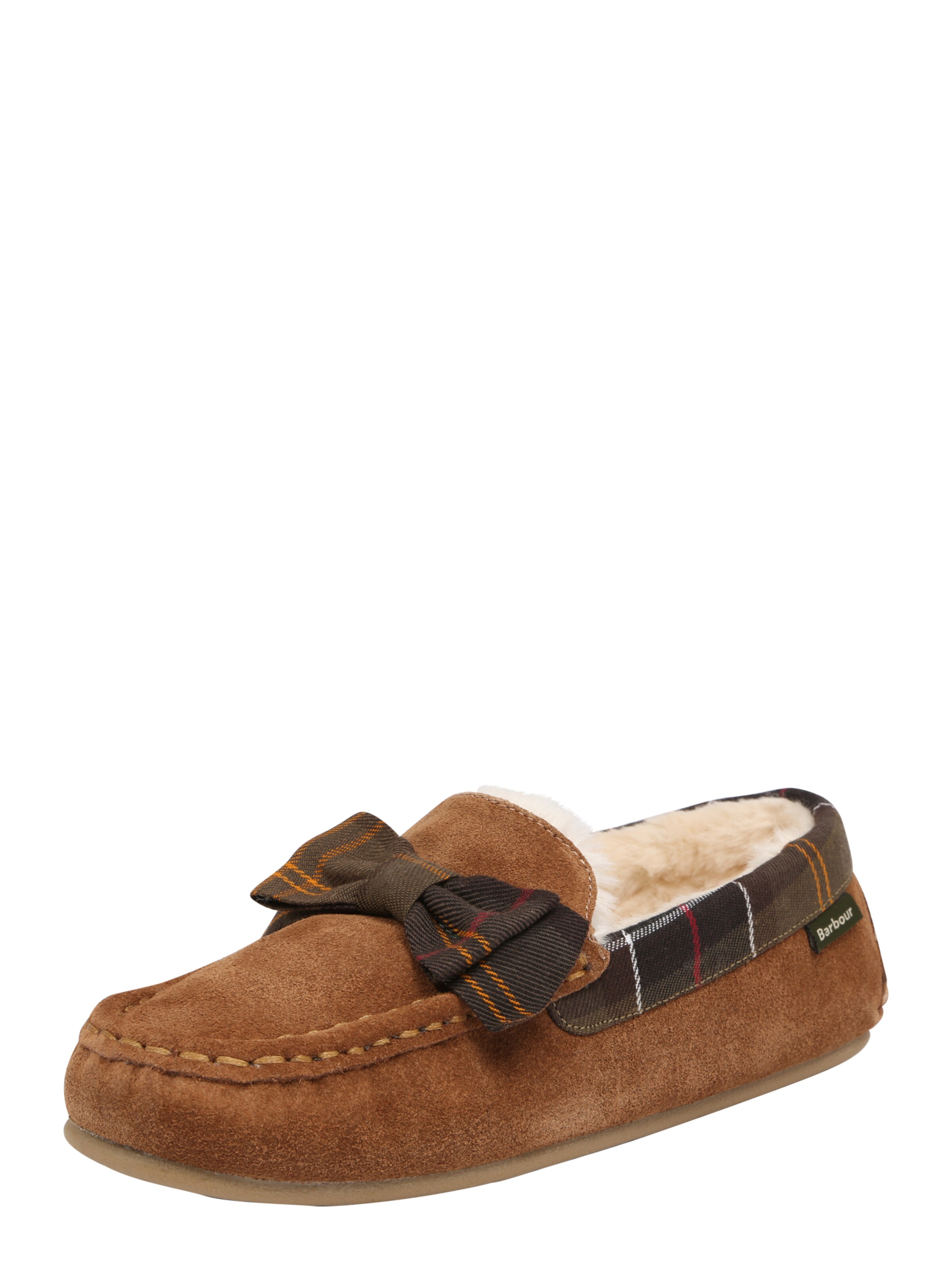 Barbour - Huisschoenen 'Barbour Sadie Mocassin' in de kleur Camel