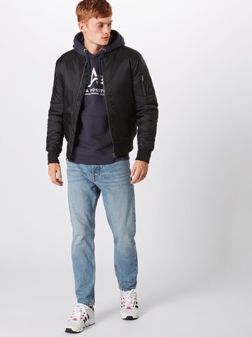 Sweat-shirt ALPHA INDUSTRIES en bleu