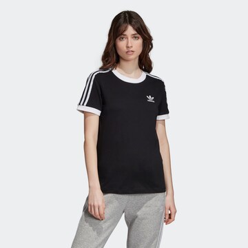 ADIDAS ORIGINALS Shirt in Black: front