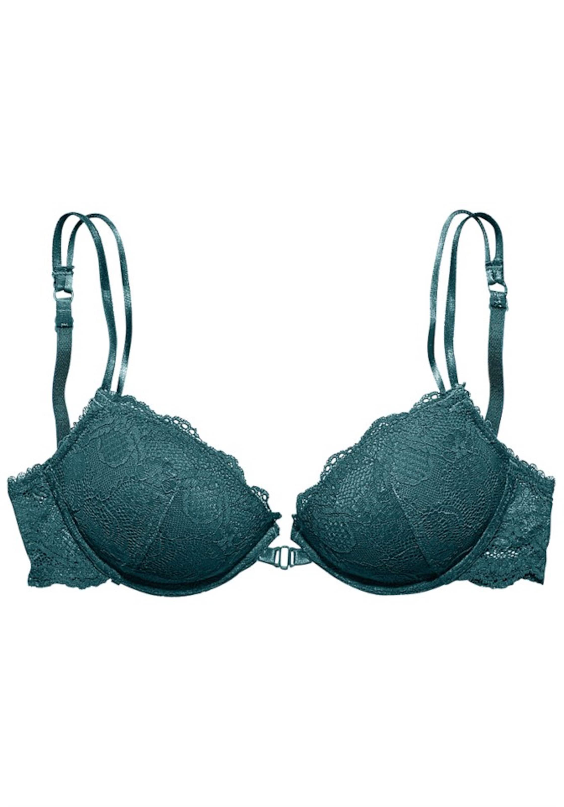 LASCANA Bra 'LS pretty' in Green: front
