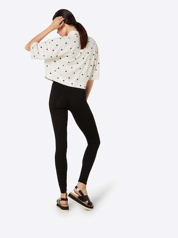 Skinny Leggings 'Kendis' de la modström pe negru: spate