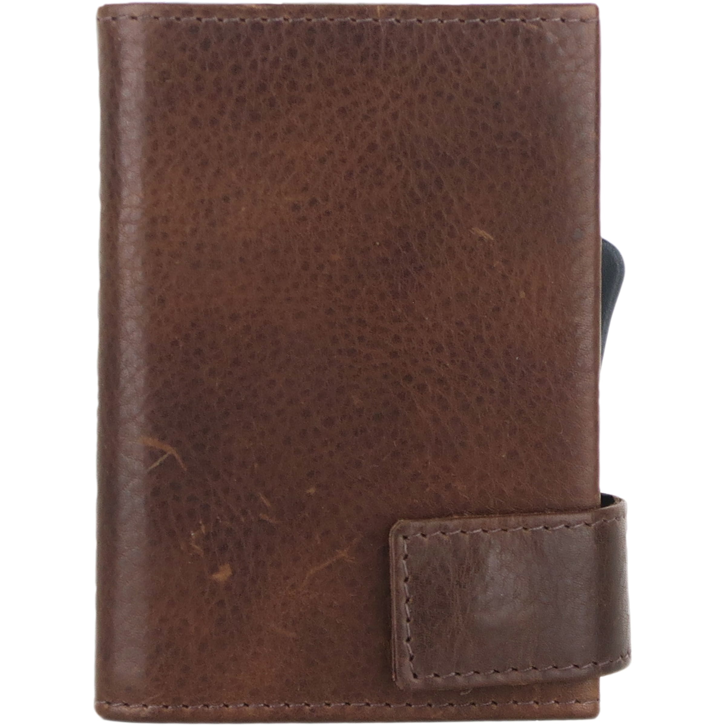 SecWal Wallet in Brown: front