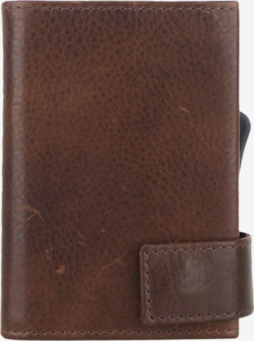 SecWal Wallet in Brown: front