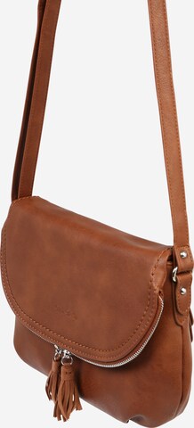 TOM TAILOR Crossbody bag 'Lari' in Brown