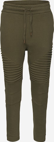 Pantalon Urban Classics en vert : devant