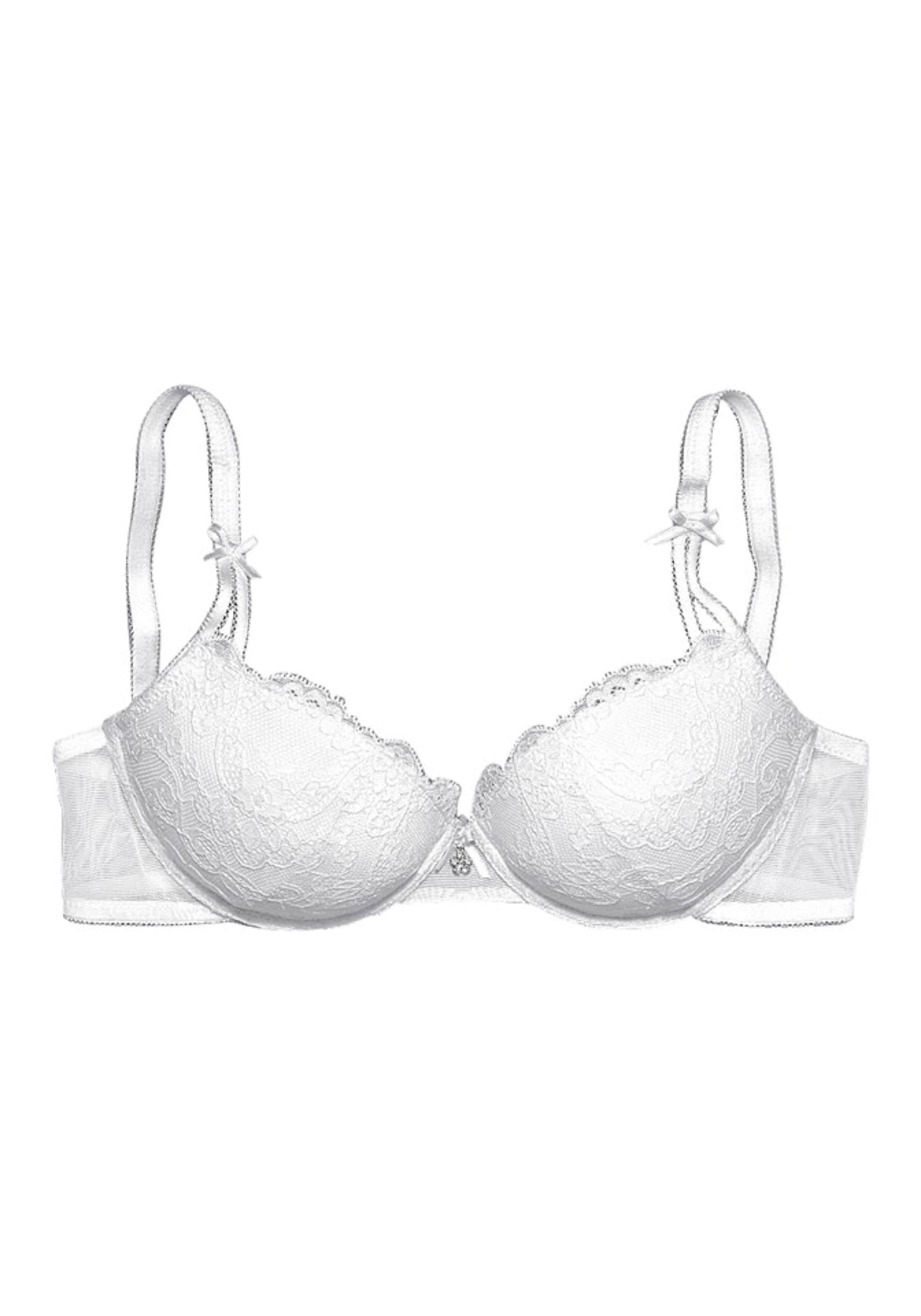 LASCANA Push-up Podprsenka - Biela: predná strana