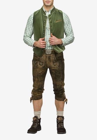 STOCKERPOINT Traditional Vest 'Ricardo' in Green