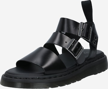 Sandales 'Gryphon' Dr. Martens en noir : devant