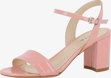 EVITA Strap Sandals 'AMBRA' in Pink: front