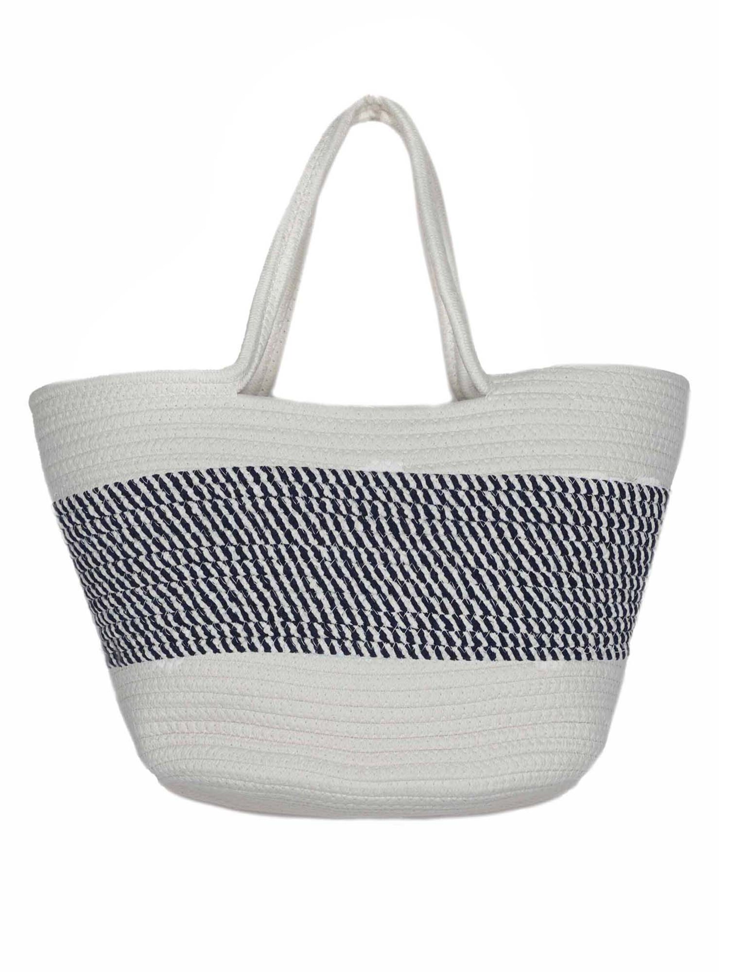 Zwillingsherz - Strandtas 'Ostsee' in de kleur Blauw