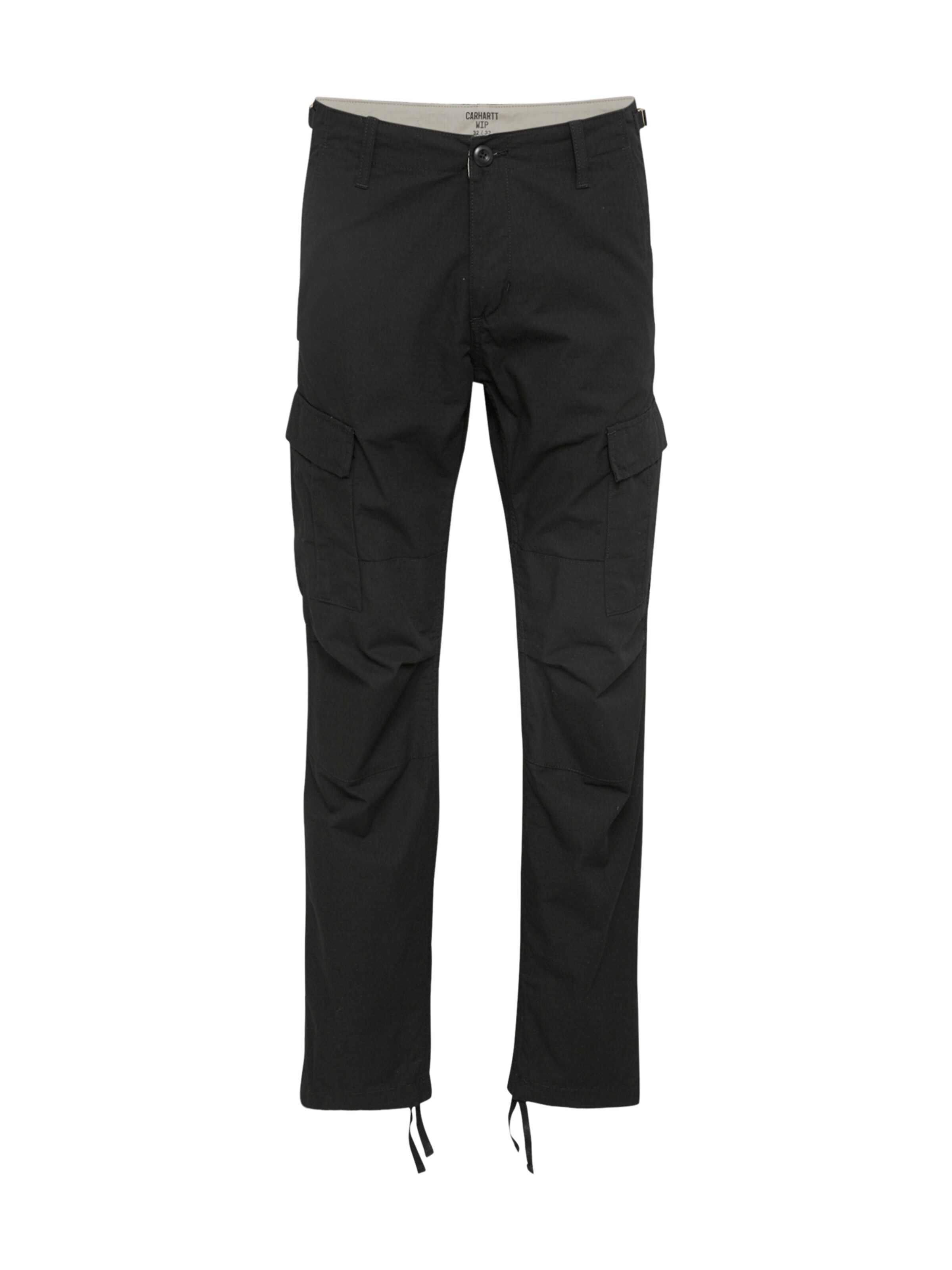 Carhartt WIP - Cargobroek 'Aviation Pant' in de kleur Zwart