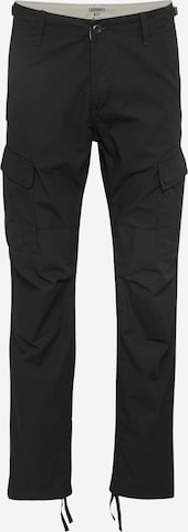 Coupe slim Pantalon cargo 'Aviation' Carhartt WIP en noir : devant