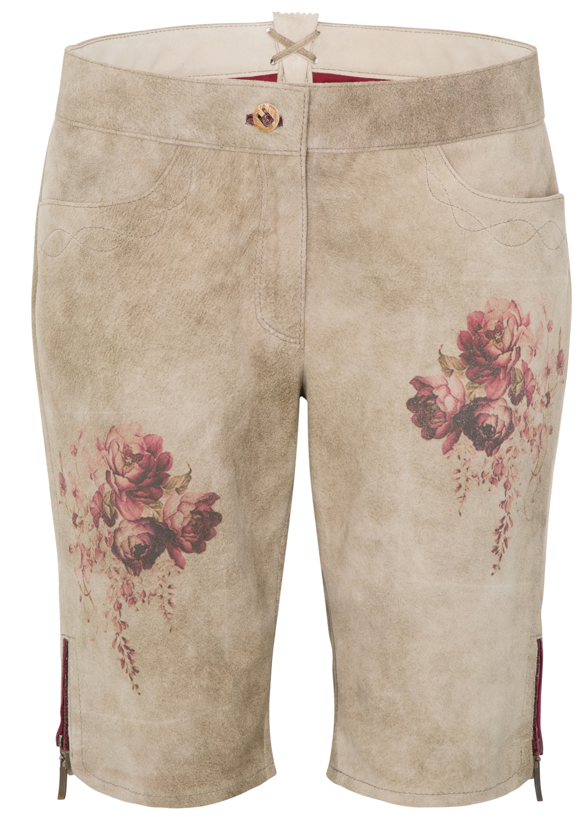 SPIETH & WENSKY - Lederhose 'Kochelsee' in beige