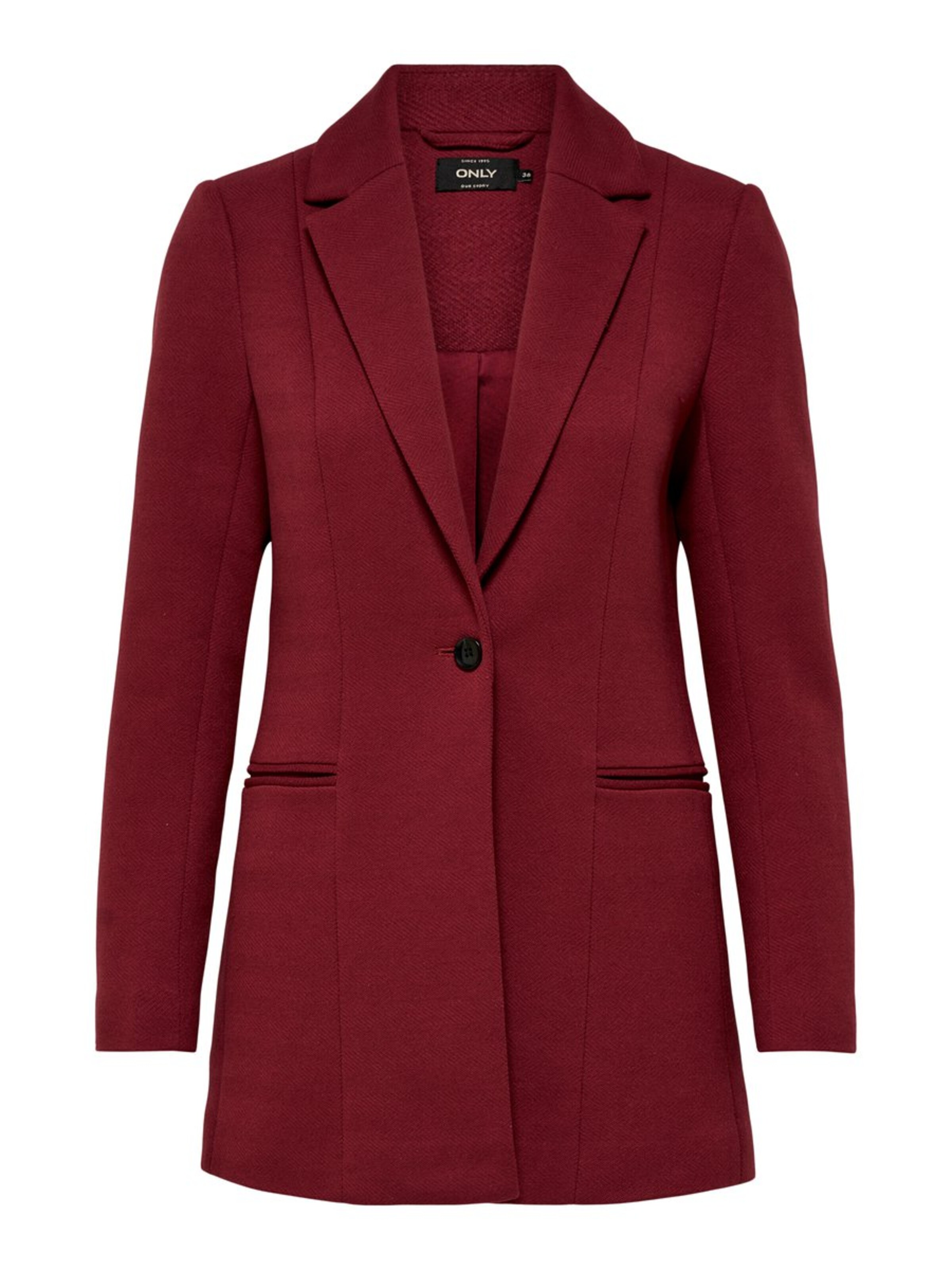 ONLY - Blazers 'LINEA  COATIGAN' in de kleur Rood