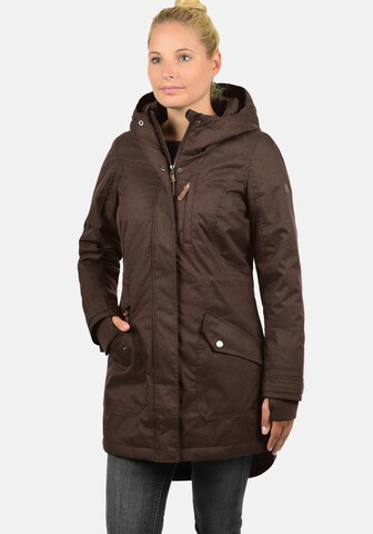 DESIRES Winter Parka 'Bella' in Brown: front