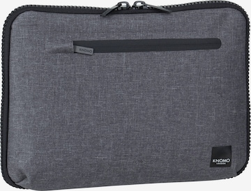 KNOMO Document Bag in Grey: front