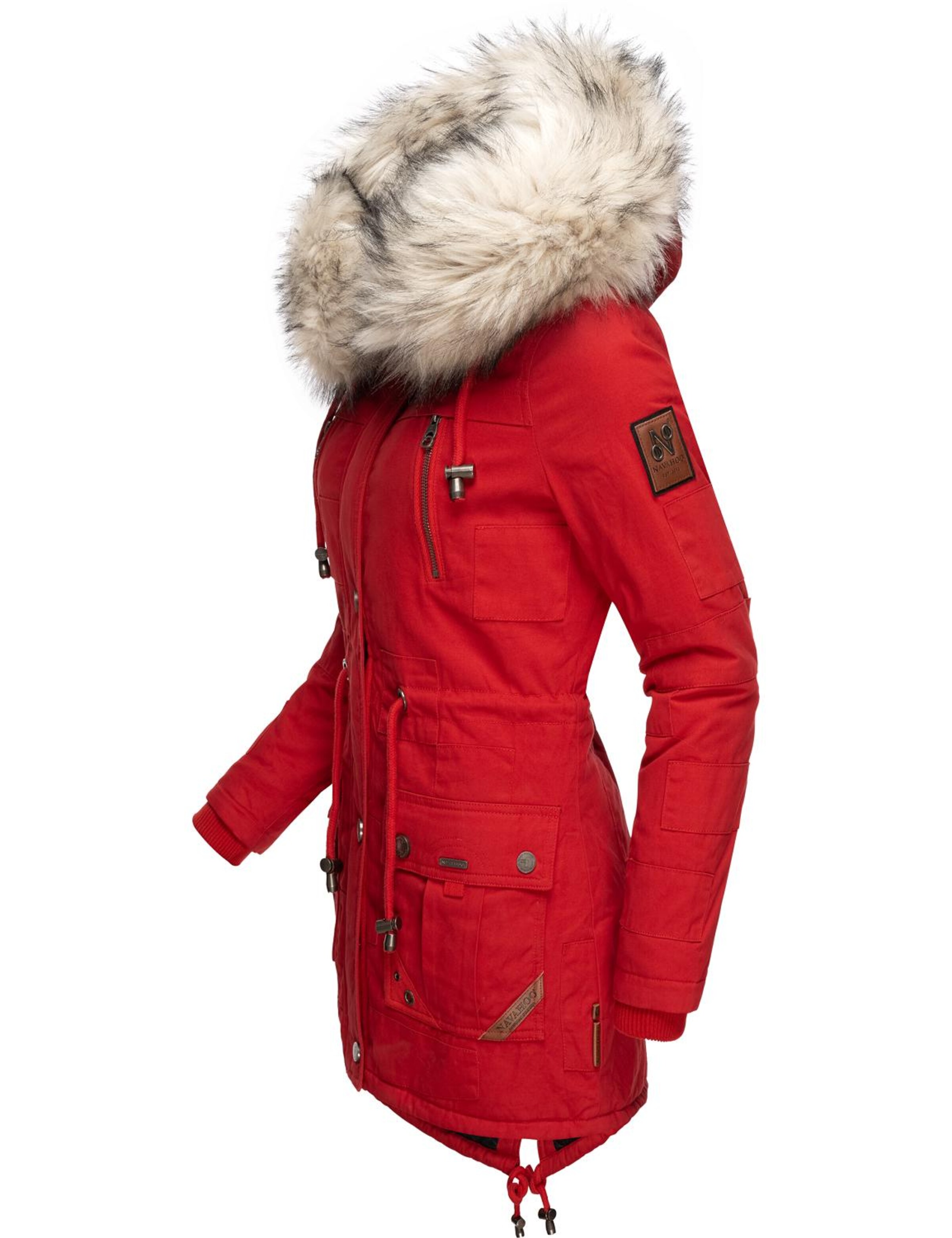 Parka d’hiver NAVAHOO en rouge