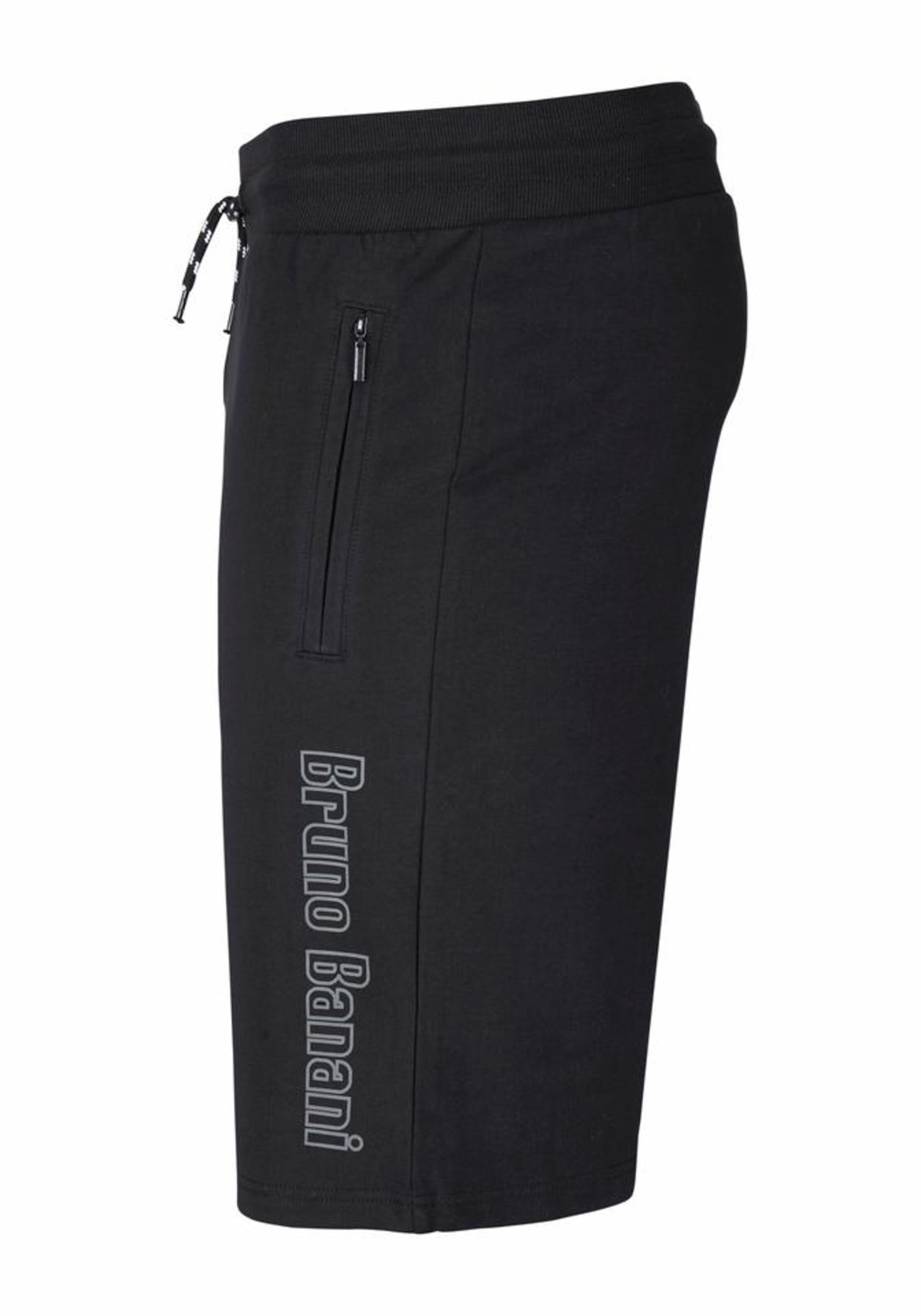 Bruno Banani Slimfit Sweatshorts in Schwarz