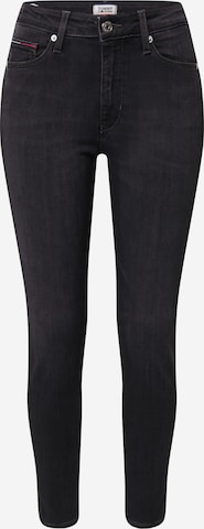 Tommy Jeans Skinny Jeans 'Sylvia' in Schwarz: predná strana