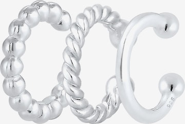 ELLI Earcuff 'Geo' in Silber: Vorderseite