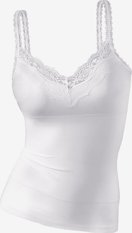 LASCANA Shaping Top in White: front