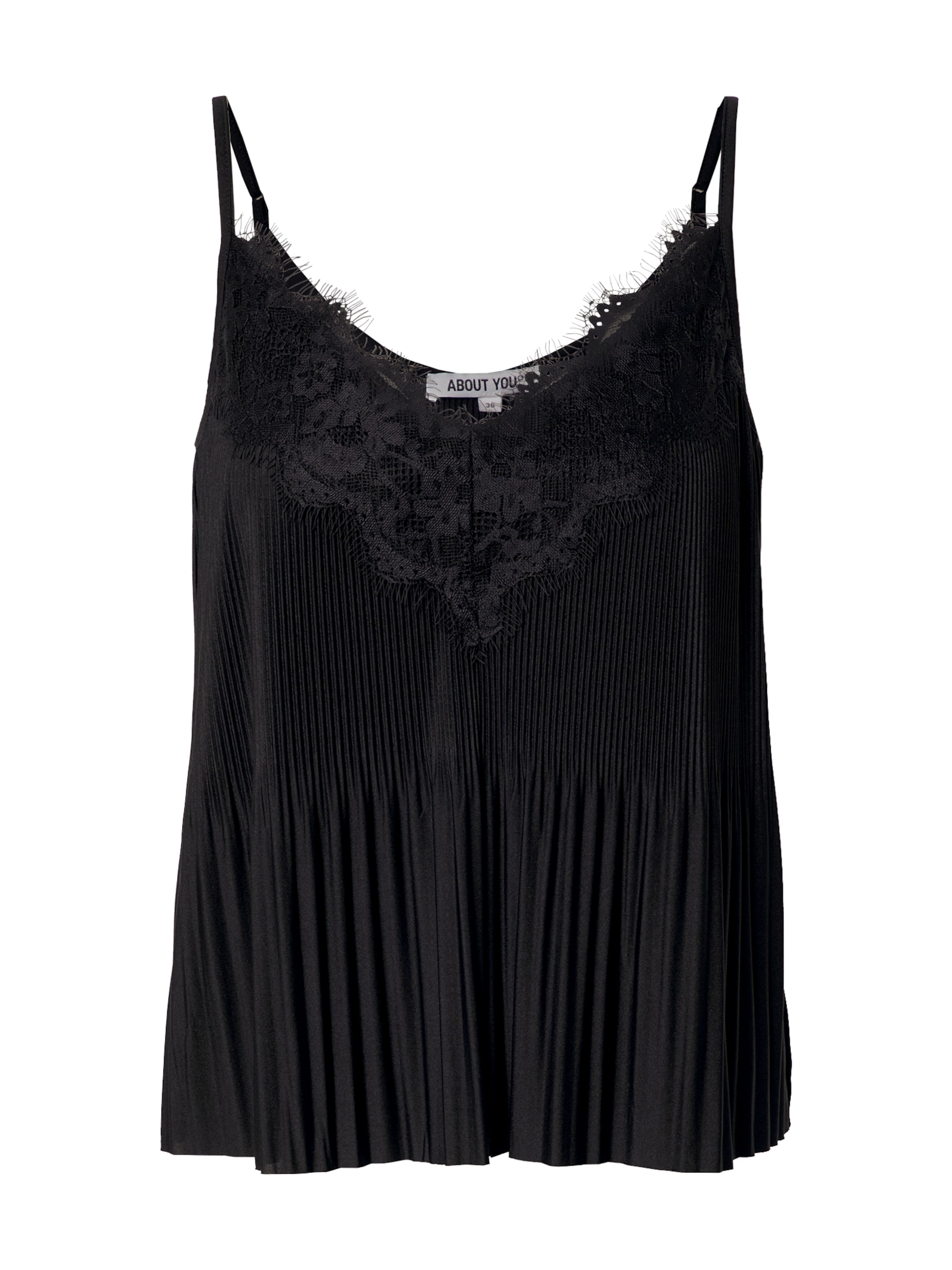 ABOUT YOU Τοπ 'Bettina' σε μαύρο: μπροστά