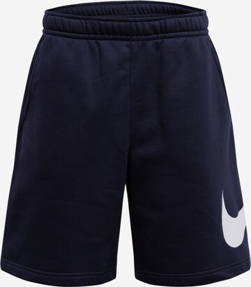 Nike Sportswear Broek 'Club' in Zwart: voorkant