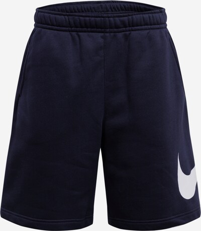 Nike Sportswear Shorts 'Club' in schwarz / weiß, Produktansicht