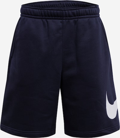 Pantaloni 'Club' Nike Sportswear pe negru / alb, Vizualizare produs