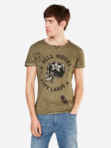 T-Shirt Key Largo en vert : devant