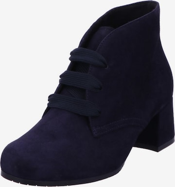 SEMLER Lace-Up Ankle Boots in Blue: front