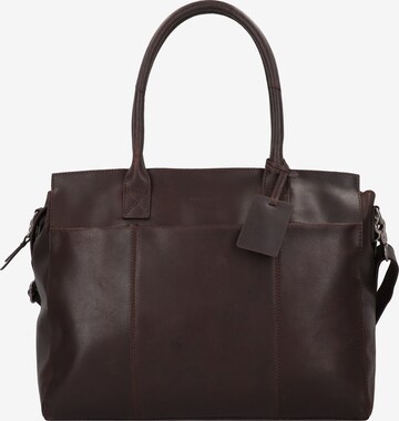 Burkely Document Bag 'Doris' in Brown: front