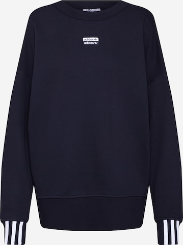 ADIDAS ORIGINALS Sweatshirt in Zwart: voorkant