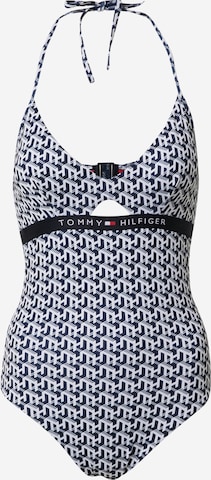 Tommy Hilfiger Underwear Regular Badeanzug in Blau: predná strana