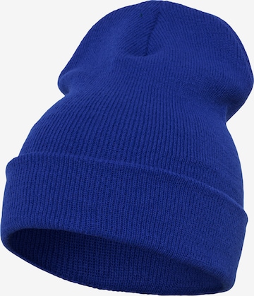 Bonnet 'Yupoong' Flexfit en bleu : devant