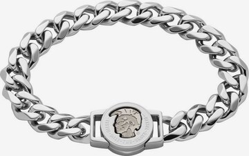 DIESEL Bracelet 'Steel' in Grey: front