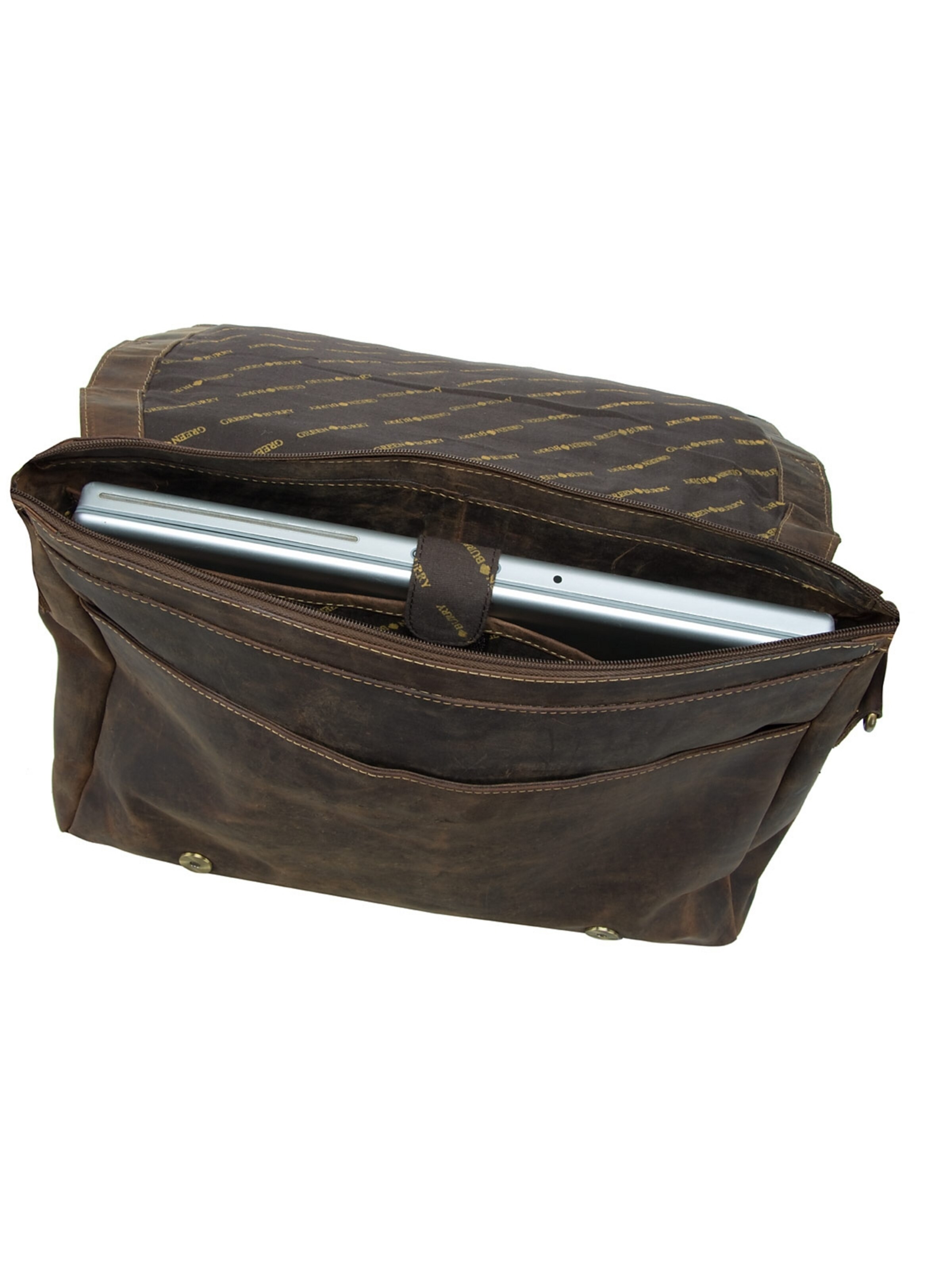 GREENBURRY Laptoptasche in Braun