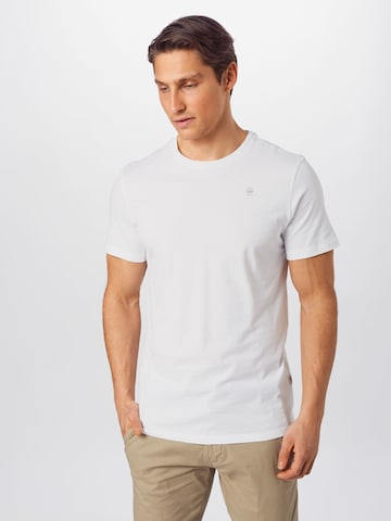 T-Shirt G-Star RAW en blanc : devant