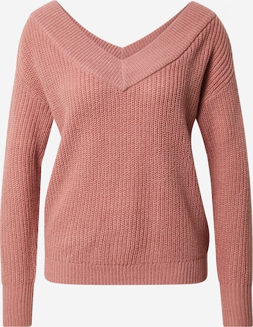 Pullover 'Melton' di ONLY in rosa: frontale