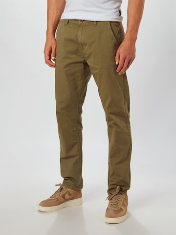 BLEND Slimfit Chino in Groen: voorkant