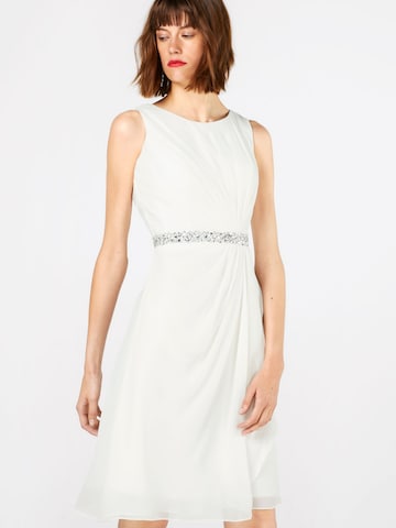 mascara - Vestido de cocktail em branco: frente