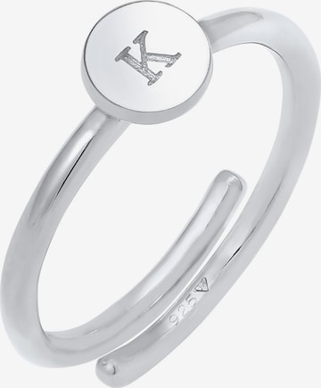 ELLI Ring in Silver: front