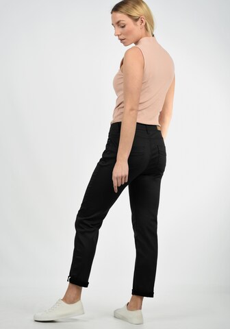 DESIRES Slimfit Straight-Jeans 'Elbja' in Schwarz