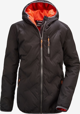KILLTEC Outdoor jacket 'Lynge' in Black: front