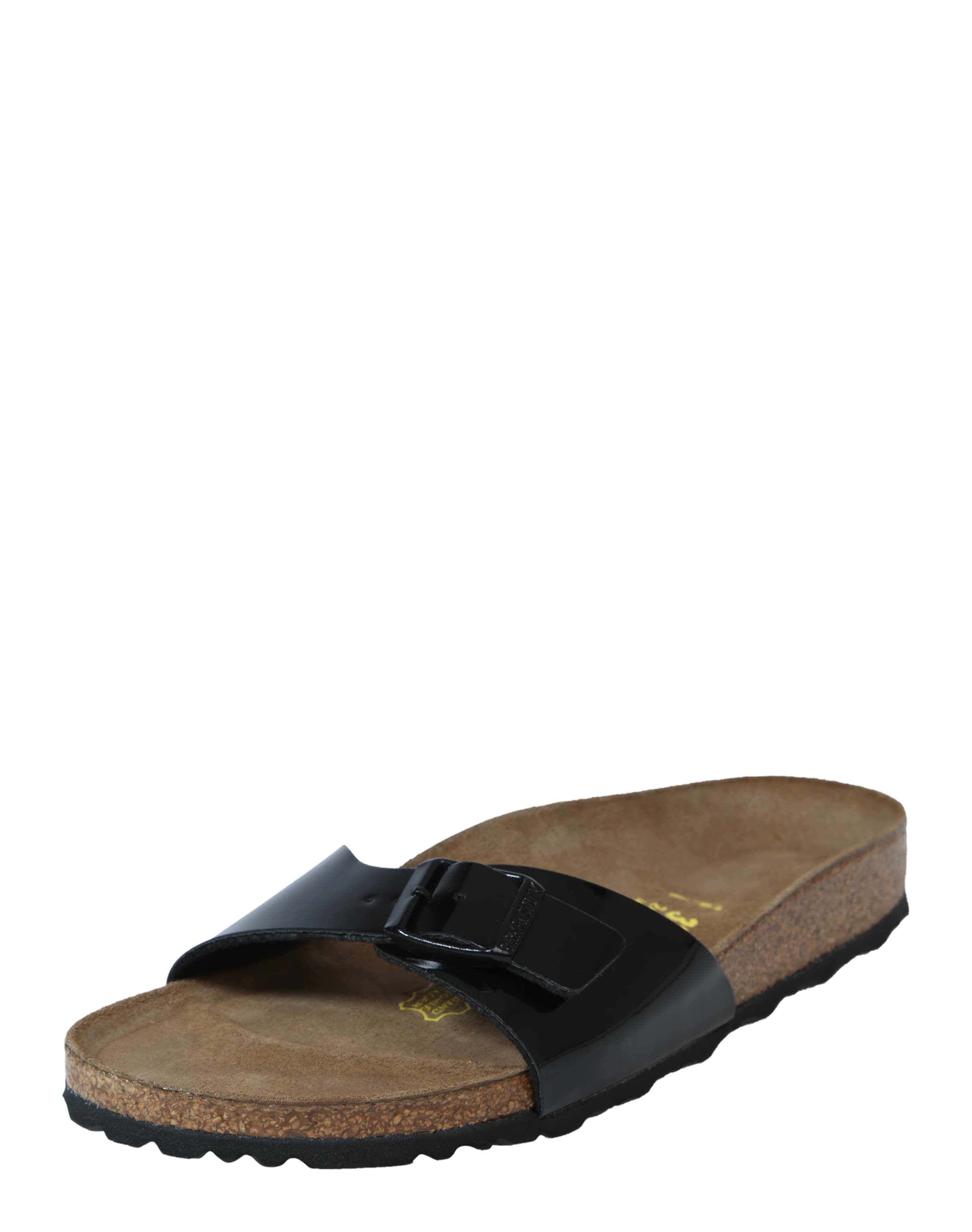 BIRKENSTOCK Σαγιονάρες διχαλωτές 'Madrid' σε μαύρο: μπροστά