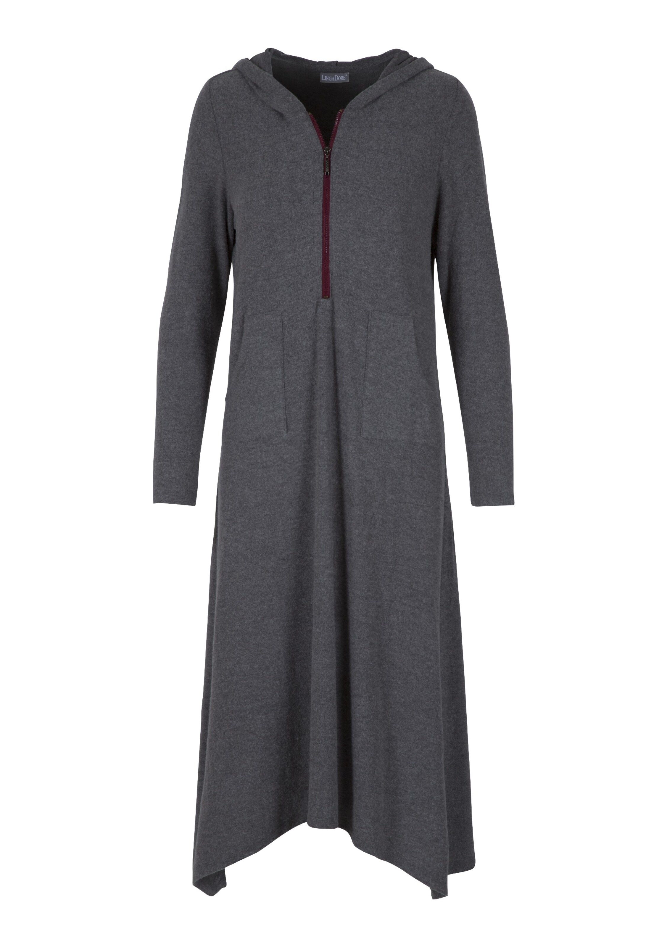 LingaDore - Nachthemd in de kleur Grijs gemêleerd
