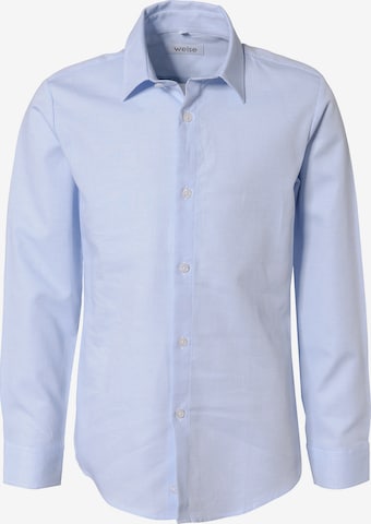 WEISE Button Up Shirt in Blue: front