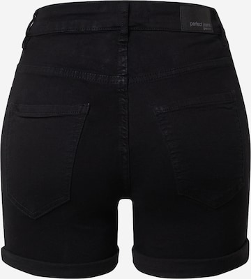 Gina Tricot Skinny Jeansshorts 'Molly' in Schwarz